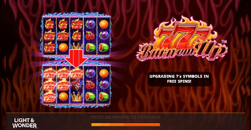 Captura de pantalla de 777 Burn 'Em Up