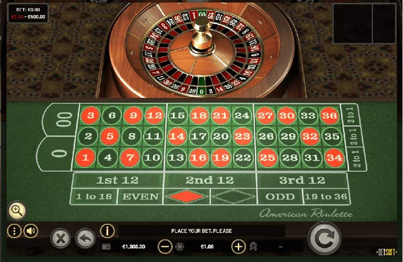 Captura de pantalla de American Roulette