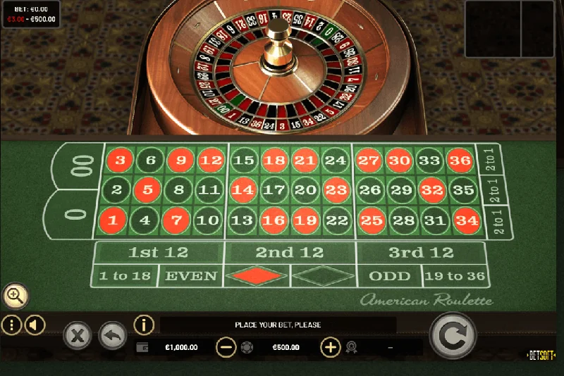 Captura de pantalla de American Roulette