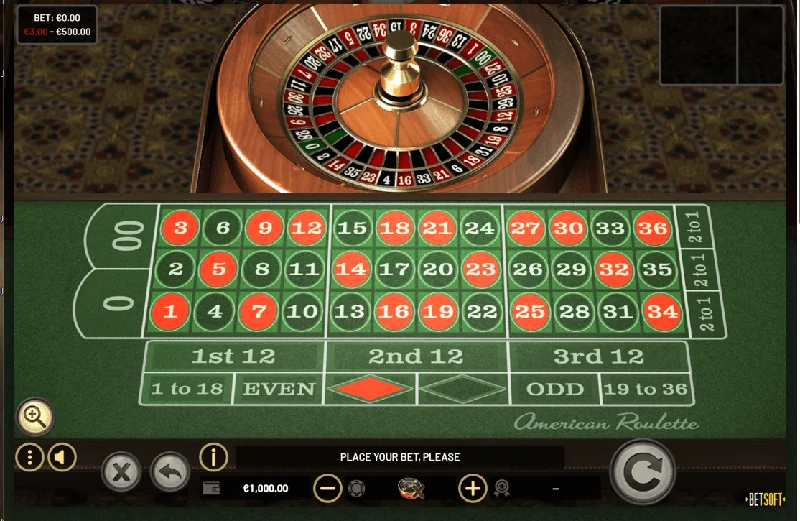 Captura de pantalla de American Roulette