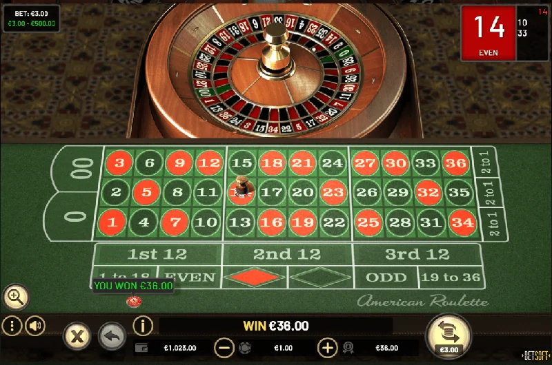 Captura de pantalla de American Roulette