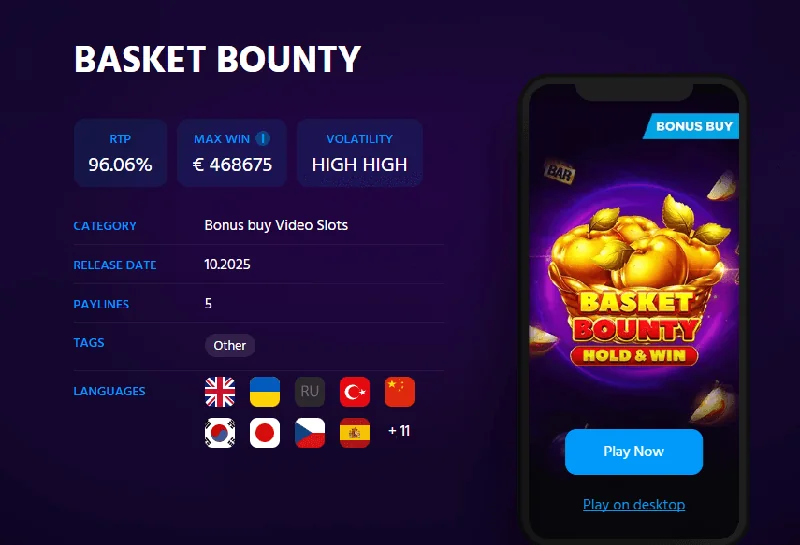 Captura de pantalla de Basket Bounty