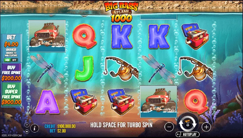 Captura de pantalla de Big Bass Splash 1000