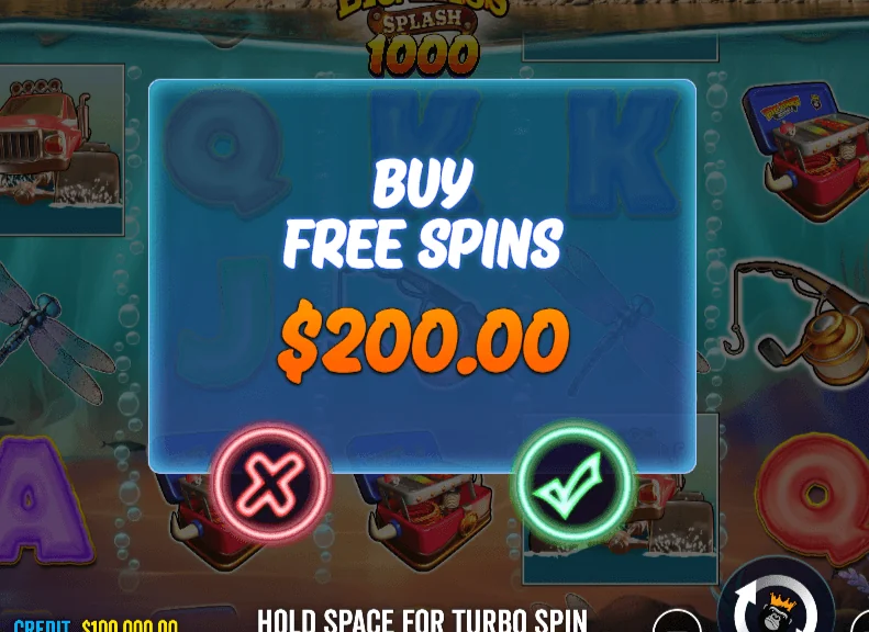 Captura de pantalla de Big Bass Splash 1000