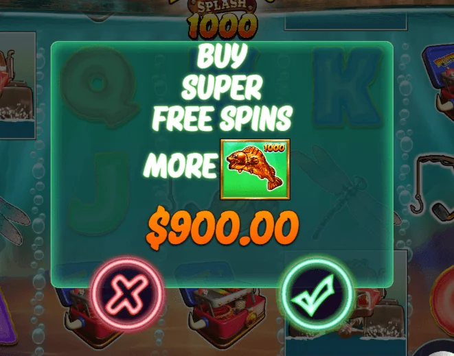 Captura de pantalla de Big Bass Splash 1000