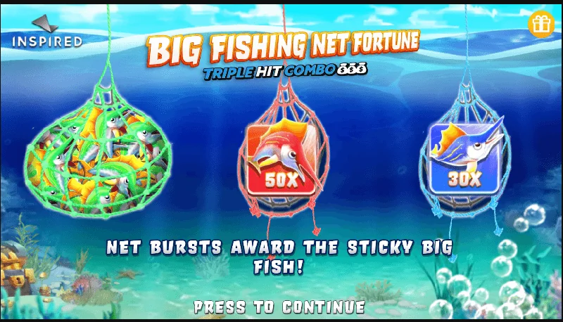 Captura de pantalla de Big Fishing Net Fortune