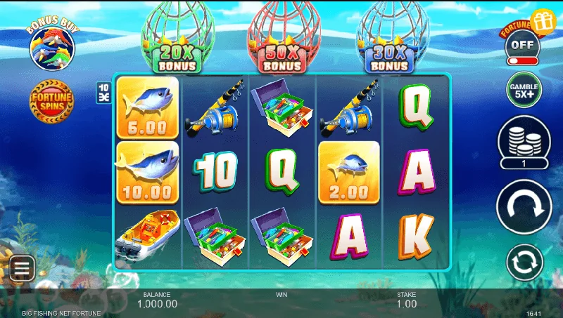 Captura de pantalla de Big Fishing Net Fortune
