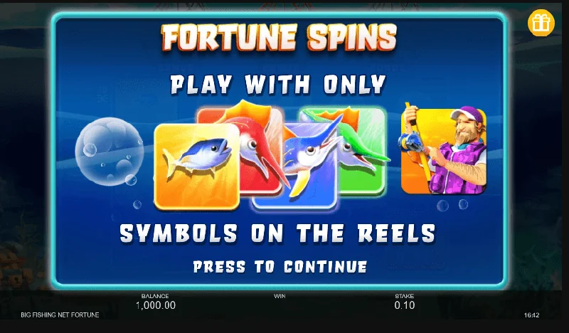 Captura de pantalla de Big Fishing Net Fortune