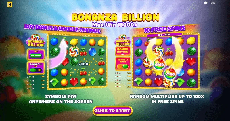Captura de pantalla de Bonanza Billion