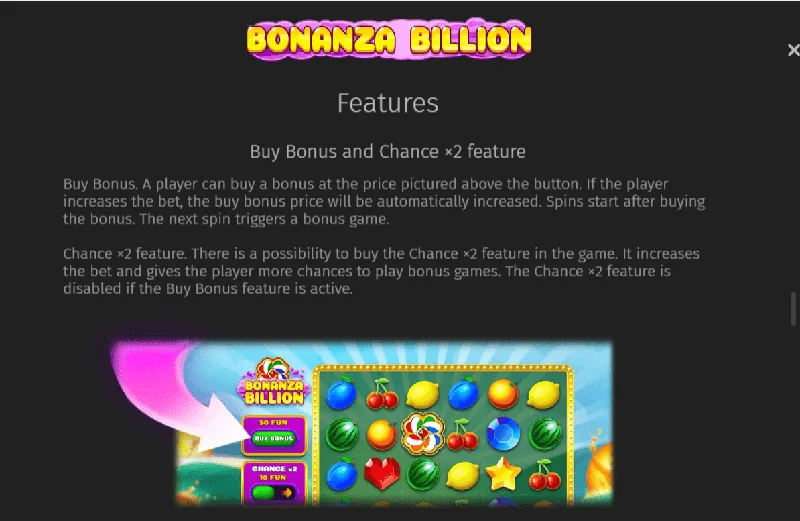 Captura de pantalla de Bonanza Billion