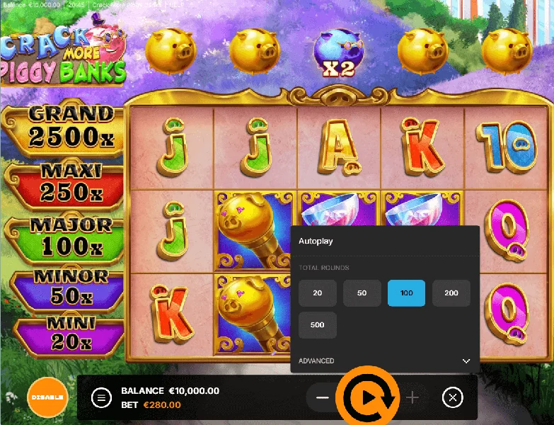 Captura de pantalla de Crack More Piggy Banks
