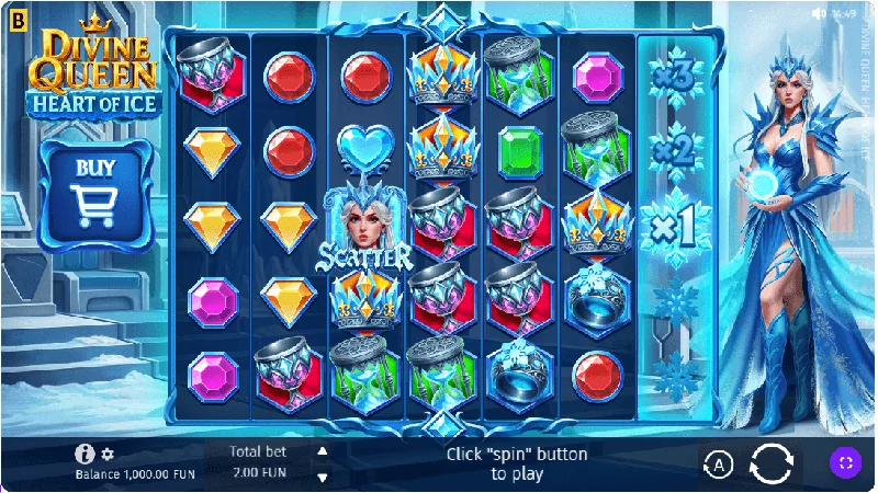 Captura de pantalla de Divine Queen Heart of Ice