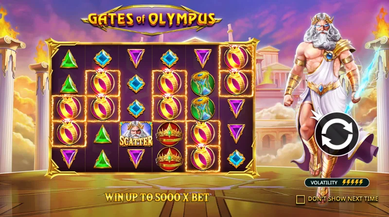 Captura de pantalla de Gates of Olympus