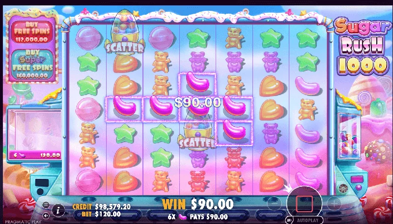 Captura de pantalla de Sugar Rush 1000