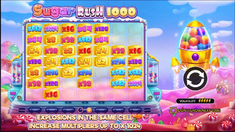 Captura de pantalla de Sugar Rush 1000