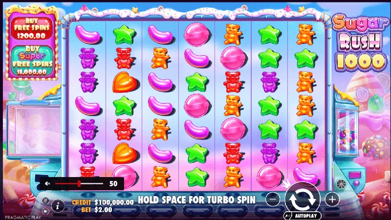Captura de pantalla de Sugar Rush 1000