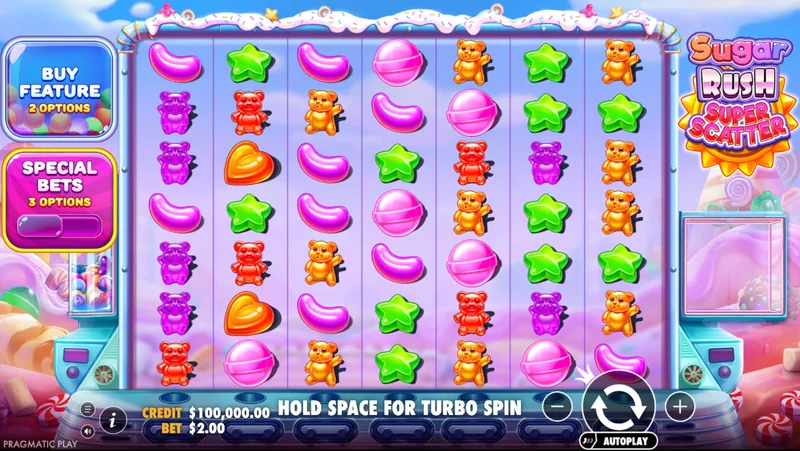 Captura de pantalla de Sugar Rush Super Scatter