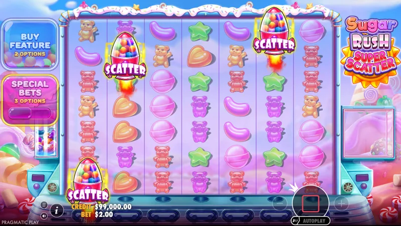 Captura de pantalla de Sugar Rush Super Scatter