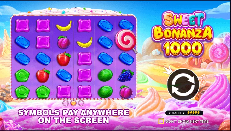 Captura de pantalla de Sweet Bonanza 1000