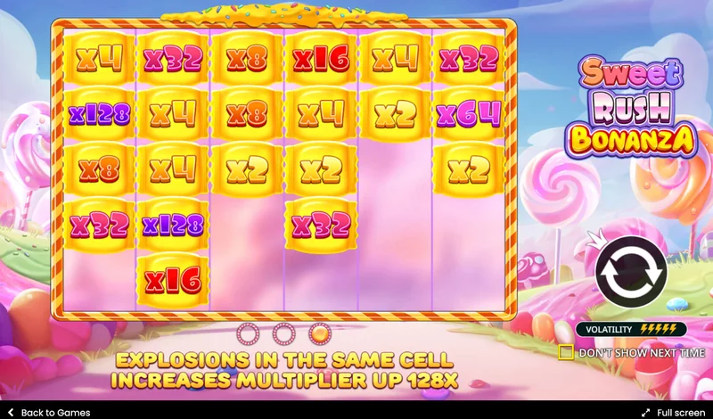 Captura de pantalla de Sweet Rush Bonanza