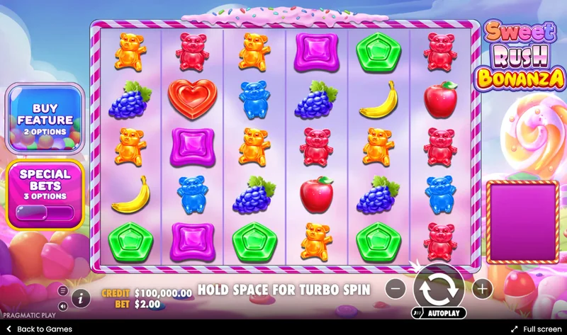 Captura de pantalla de Sweet Rush Bonanza