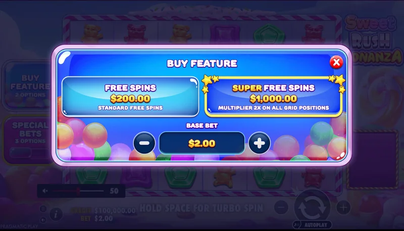 Captura de pantalla de Sweet Rush Bonanza