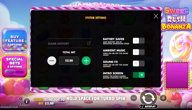Captura de pantalla de Sweet Rush Bonanza