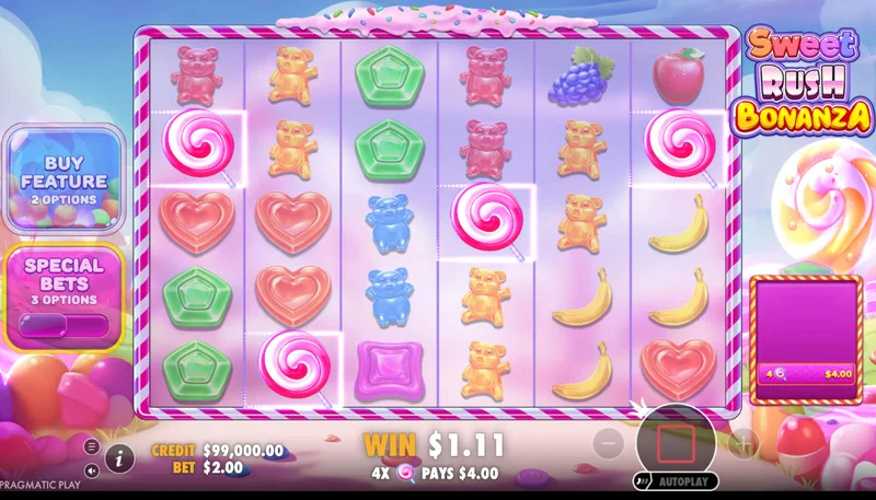 Captura de pantalla de Sweet Rush Bonanza