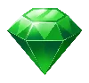 Símbolo de Gema Verde de Bonanza Billion