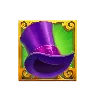 Símbolo de Sombrero Morado de Crack More Piggy Banks