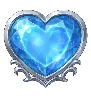 Símbolo de Corazón Azul de Divine Queen Heart of Ice
