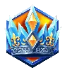 Símbolo de Corona de Hielo de Divine Queen Heart of Ice