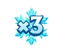Símbolo Multiplicador de Copo de Nieve de Divine Queen Heart of Ice