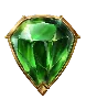 Símbolo de Gema de Escudo Verde de Olympian Legends
