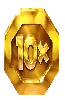 Símbolo de Moneda 10x de pirots 4