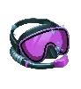 Símbolo de Máscara de Buceo de Razor Shark