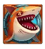 Símbolo de Tiburón Naranja de Razor Shark