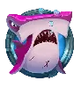 Símbolo de Tiburón Rosa de Razor Shark