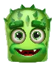 Símbolo Verde de Dos Ojos de Reactoonz 100