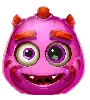 Símbolo Rosa de Dos Ojos de Reactoonz 100