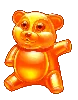 Símbolo de Osito de Goma Naranja de Sugar Rush 1000