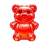 Símbolo de Osito de Goma Rojo Super Scatter de Sugar Rush