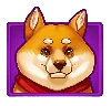 Símbolo de Perro Shiba de Super Hot Teapots