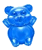 Símbolo de Osito de Goma Azul de Sweet Rush Bonanza