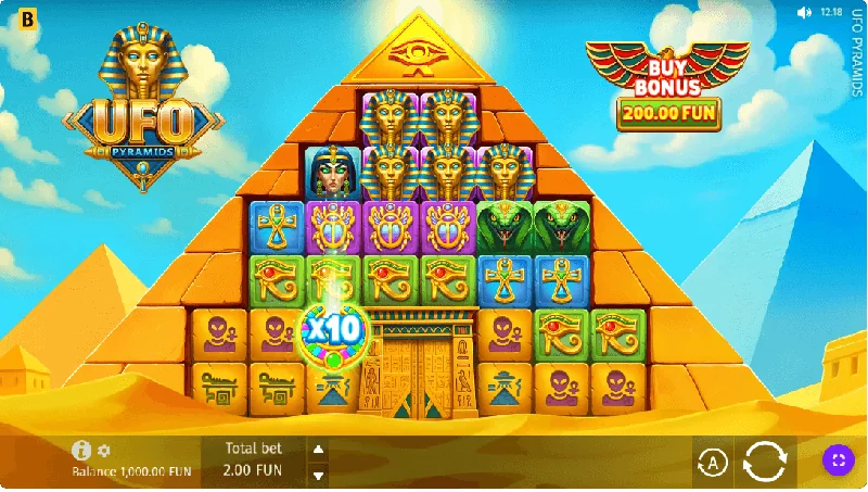 Captura de pantalla de UFO Pyramids