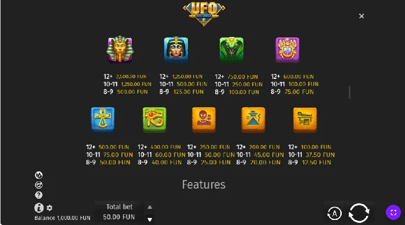 Captura de pantalla de UFO Pyramids